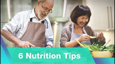 6 Nutrition Tips For Healthy Aging Youtube