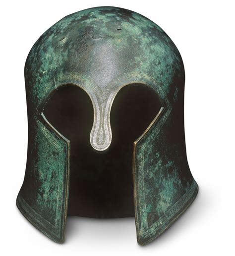 Ancient Greek Spartan Corinthian Bronze Helmet Ancient Greece War