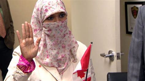 zunera ishaq who challenged ban on niqab takes citizenship oath wearing it muslim wedding