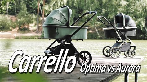 Carrello Optima Vs Carrello Aurora Сравнительный обзор детских колясок