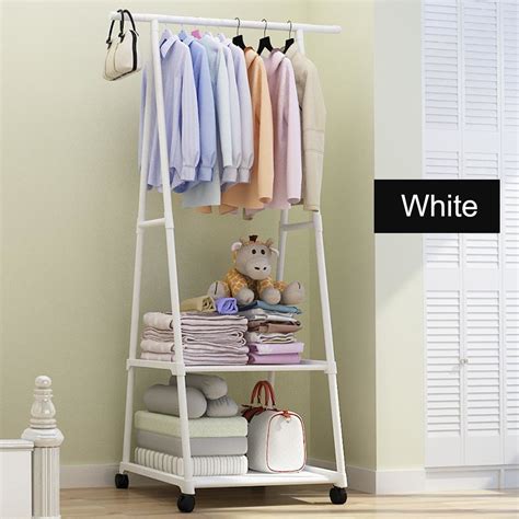 Clothes rack chrome metal double hang the. Garment Rack on Wheels, Multifunctional Rolling Garment ...