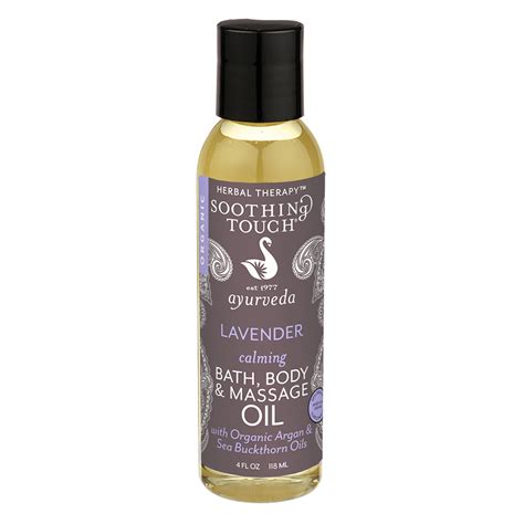 lavender bath body and massage oil made with organic ingredients soothing touch