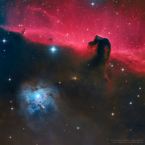 The Horsehead Nebula And Ngc 2023 Telescope Live