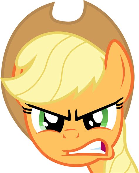 Applejack Angry By Mio94 On Deviantart