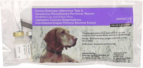 About the types of vaccine. Univac 10 Dog Vaccine Pro Labs - Dog Vaccines | Vaccines