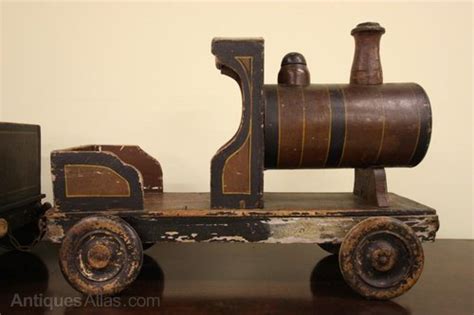 Antiques Atlas Large English Antique Toy Train In Original Paint