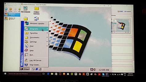 Windows 98 On Virtualbox Youtube