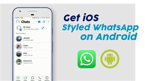 Whatsapp allows us to change its background. Get iOS Styled WhatsApp Theme for Android - New 2020 - YouTube