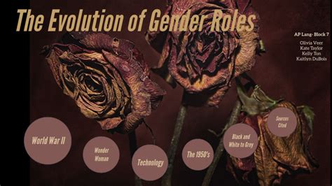 The Evolution Of Gender Roles By Olivia Veer