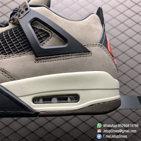 Replica Sneakers Travis Scott Olive X Air Jordan 4 Retro Ts4 Aj4 Brown