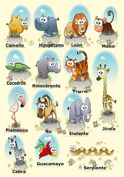 Nombres De Animales En Espanol