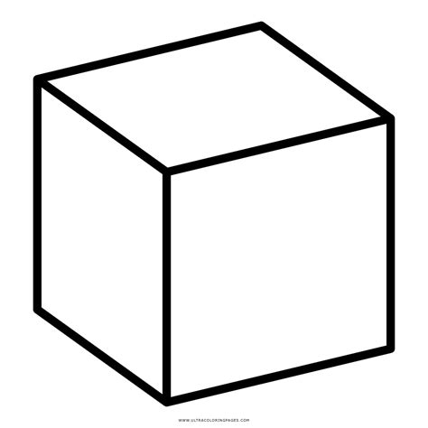 Imagen De Un Cubo Para Colorear Ouiluv