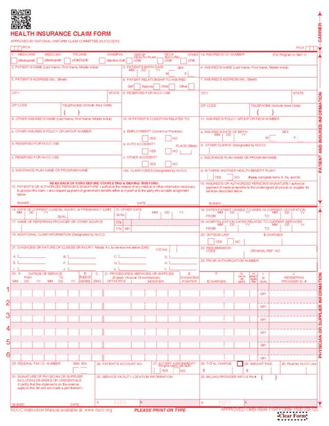 Form Cms 1500 Fill Out Sign Online And Download Fillable Pdf