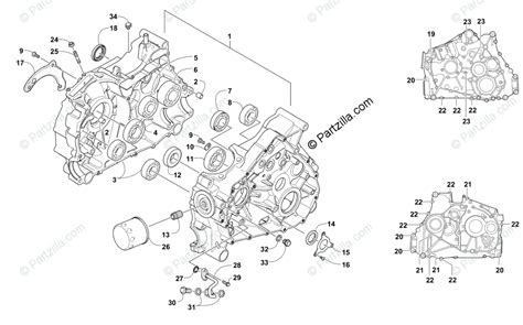 We sell spare parts and accessories for arctic cat snowmobiles at reasonable prices. Arctic Cat ATV 2012 OEM Parts Diagram for Crankcase ...