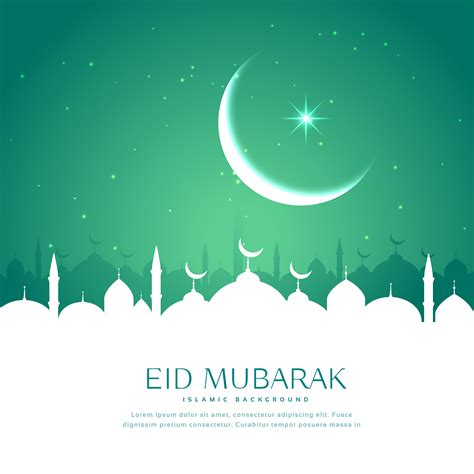 Eid Greeting Card Background Ee Rumah