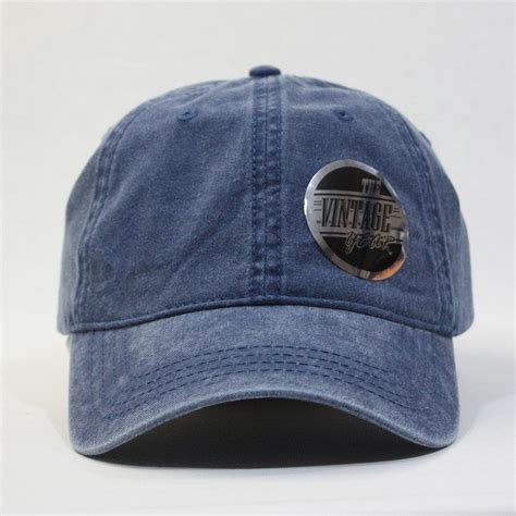 Washed Dyed Cotton Twill Low Profile Adjustable Dad Baseball Cap Ooh
