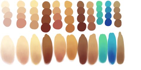 Skin Tones By Trickof Themind Skin Palette Skin Color Palette