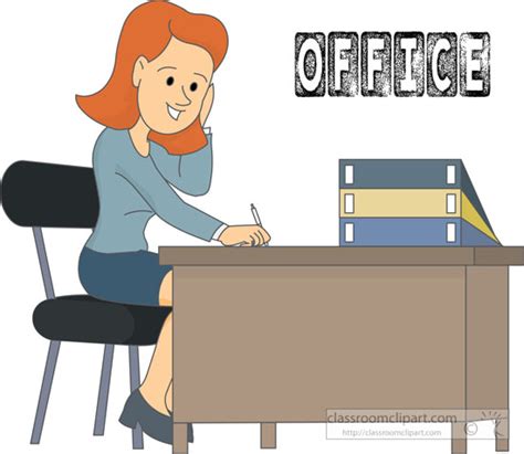 Office Employee Clipart