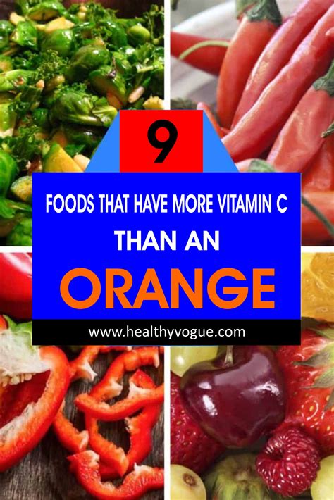 10 foods that have more vitamin c than oranges, you should eat every day. 9 Foods That Have More Vitamin C Than An Orange | Food ...