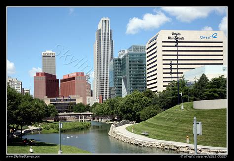 Omaha Nebraska Skyline Omaha Skyline From Riverwalk Flickr