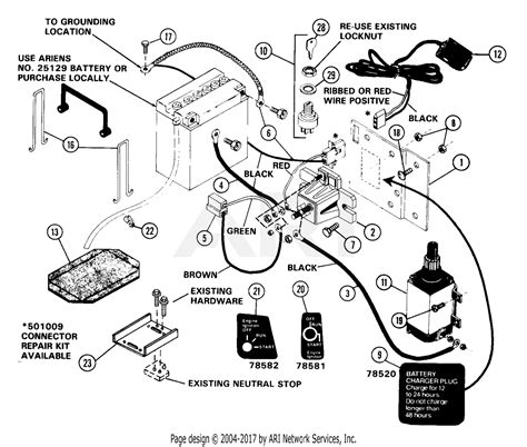 Ariens 727002 Elect Start Kit 12 Volt Parts Diagram For Starter Kits 12
