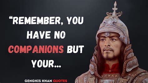 Genghis Khan Quotes To Bring Out The Warrior In You Youtube