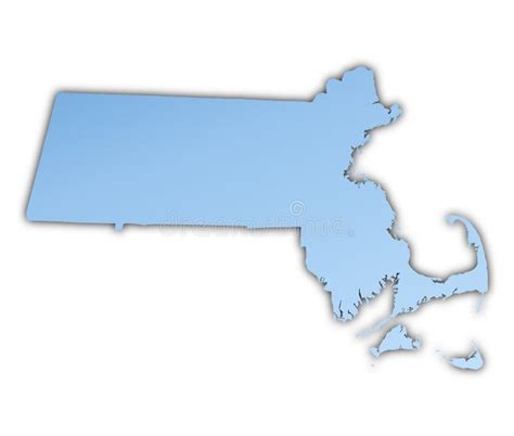 Massachusettsusa Map Stock Illustration Illustration Of Graphic