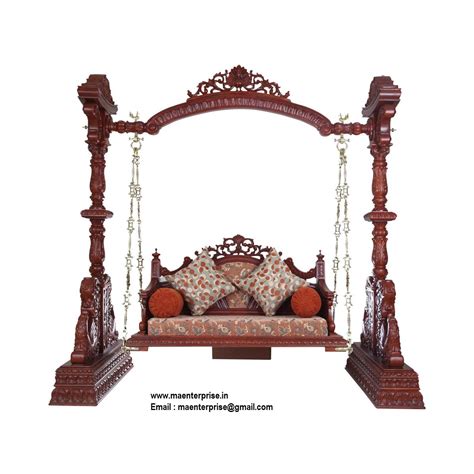Indian Tradtional Wooden Carved Swing