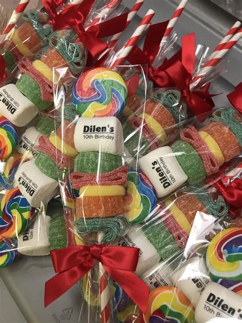 Birthday Party Favors Rainbow Candy Candy Kabob Candy Etsy Candy Land Birthday Party Candy