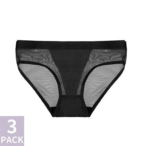 3 Pack Women Seamless Biniki Panties Mesh Briefs Plus Underwear Panty Lingerie Ebay