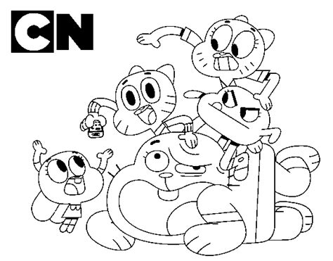 Dibujos De Cartoon Network 2012 Para Colorear