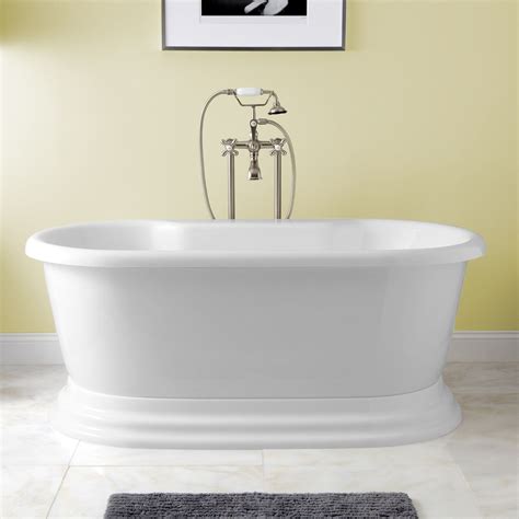 Adrianna Acrylic Pedestal Tub Bathtub Bathroom Pedestal Tub Free