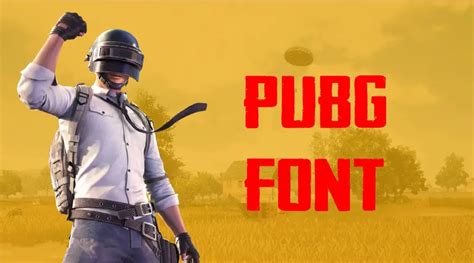 Pubg Aka Playerunknowns Battlegrounds Font Fonts Max