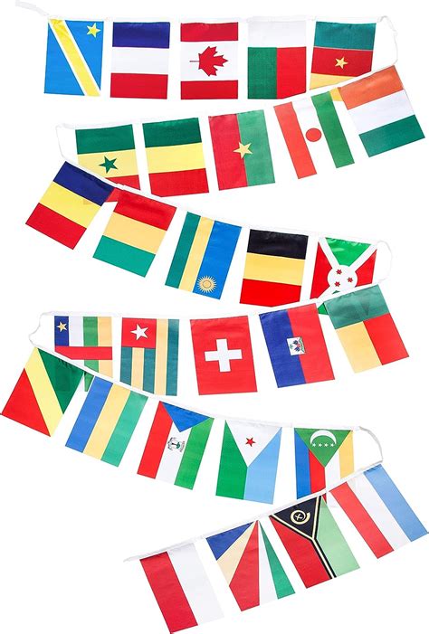 French Language Country Flags 29 Francophone Countries Set Of 29