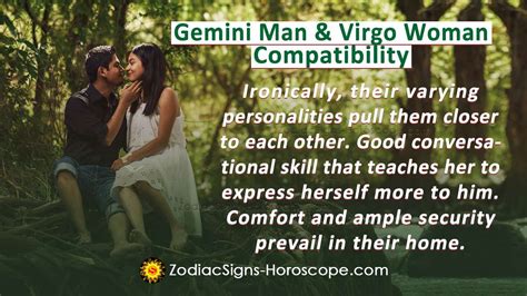 Gemini Man And Virgo Woman Compatibility In Love And Intimacy