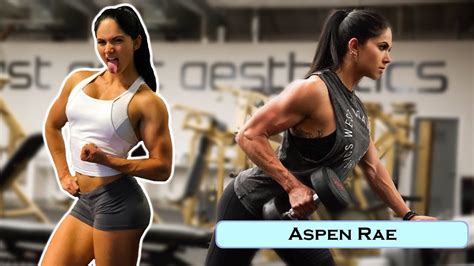 Aspen Rae Female Fitness Model Sexy Abs And Workout Youtube