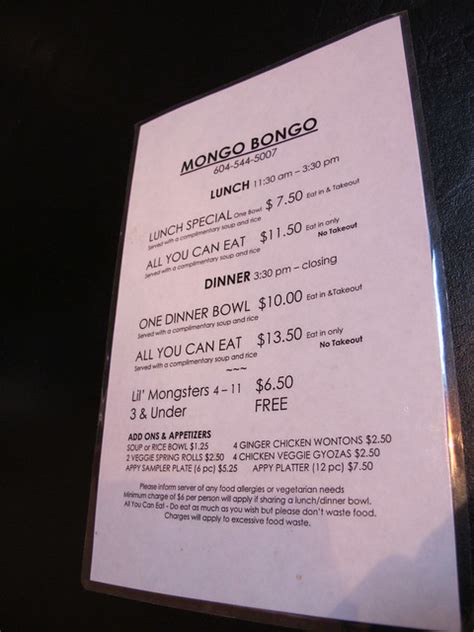Mongo Bongo Mongolian Grill New Westminster The Delectables