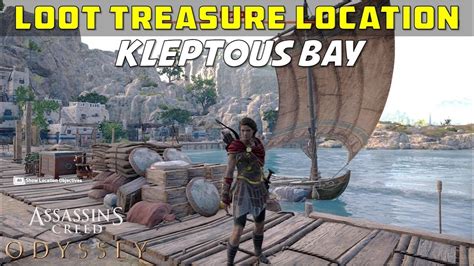 Kleptous Bay Loot Treasure Location Assassins Creed Odyssey Youtube