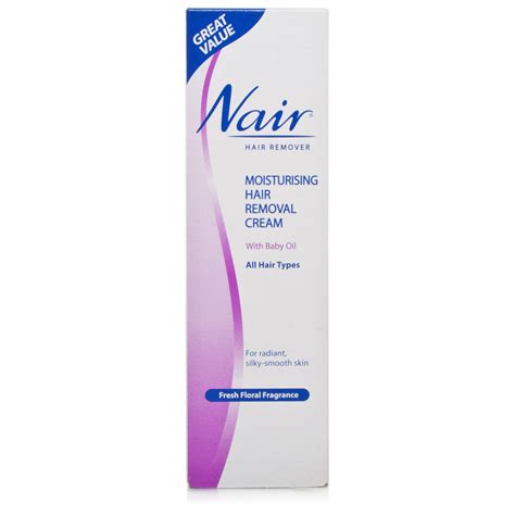 4/5 stars from 38 reviews. Nair Moisturising Hair Removal Cream with Baby Oil ...