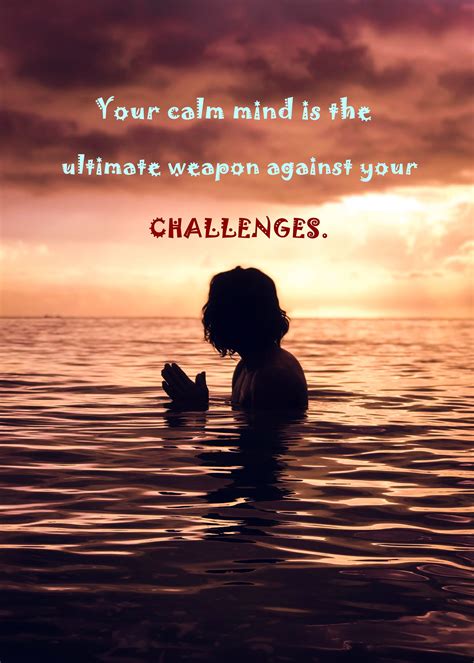 Quotes On Calming The Mind Inspiration