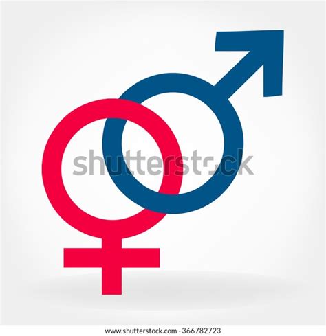 Male Female Sex Symbol Stock Vector Royalty Free 366782723