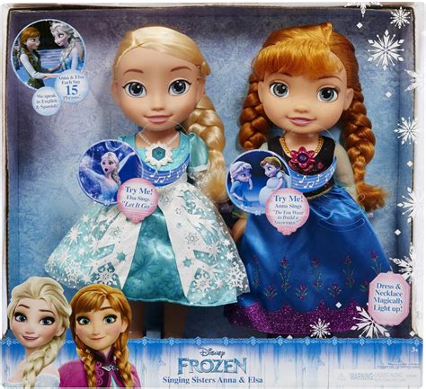 Disney Frozen Singing Babes Light Up Elsa And Anna Dolls Multicolor Amazon Com Au Toys
