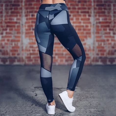 Free Shipping Casual Leggings Women Fitness Leggings Color Block Autumn Winter Workout Pants New