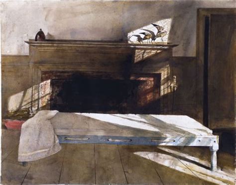 Andrew Wyeth Maine Room 1991 Watercolor And Graphite On Paper