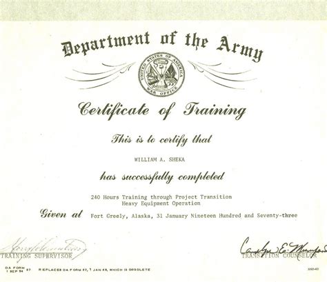 Browse Our Sample Of Army Promotion Certificate Template Certificate