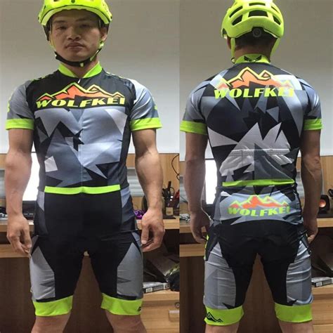 2021 New Wolfkei Skinsuit Cycling Clothing One Piece Bodysuit Ropa Ciclismo Mtb Bike Clothing