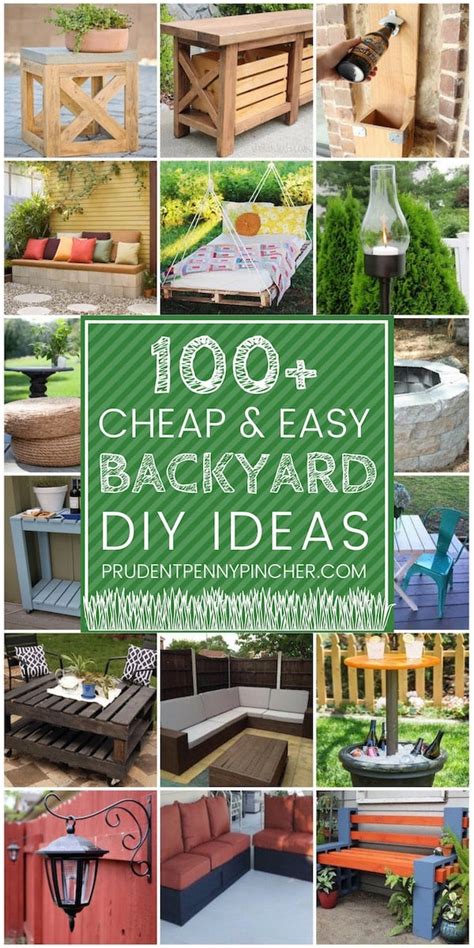 100 Cheap And Easy Diy Backyard Ideas Prudent Penny Pincher