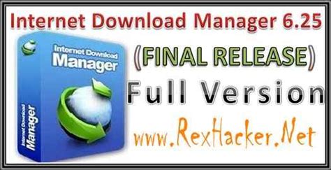 This is a download manager application to maximize internet speed, managing downloaded files, and handle the do you want to try this software before buying it? Internet Download Manager (IDM) 6.25 Final Full Version ...