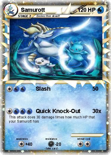 Pokémon Samurott 795 795 Slash My Pokemon Card