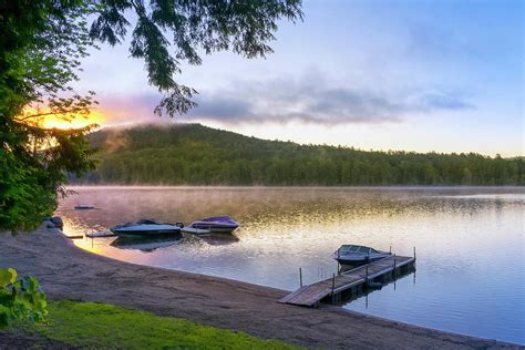 Adirondack Lake Sunrise Photograph By Christina Rollo Pixels